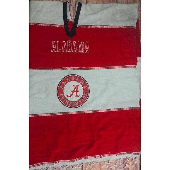 Alabama Crimson Tide Poncho One Size - Picture 5 of 5